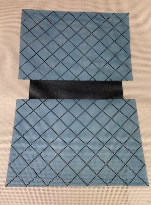 * Kimberly Ann MB-15E Quilted Bag- Blue