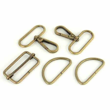 1.5 inch Style 3 Basic Hardware Kit - Antique - Sallie Tomato