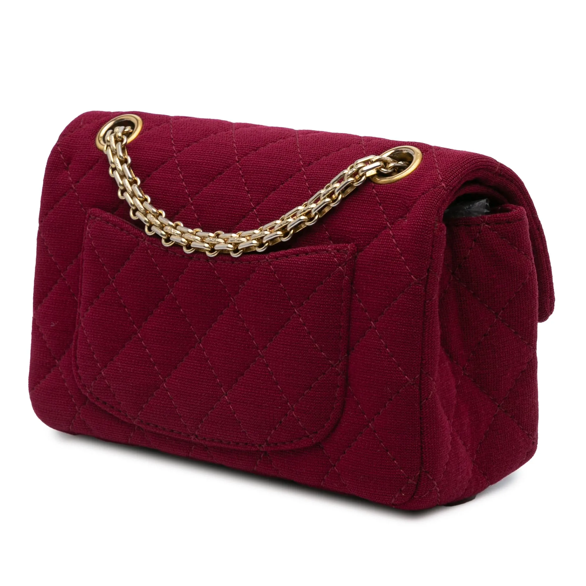 2.55 Reissue Mini Quilted Jersey Double Flap