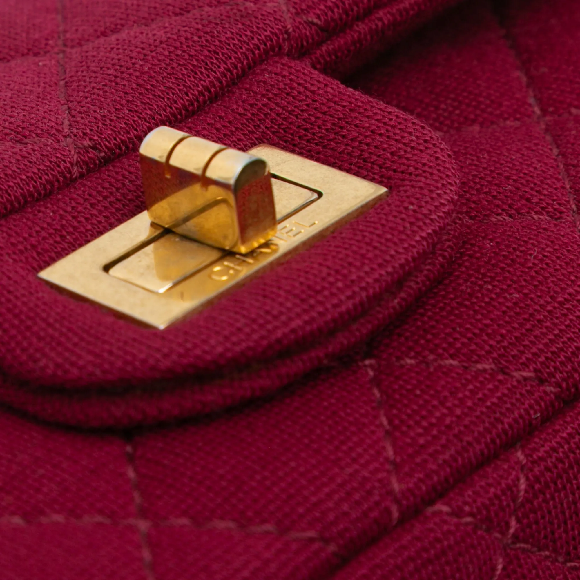 2.55 Reissue Mini Quilted Jersey Double Flap