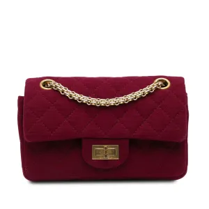 2.55 Reissue Mini Quilted Jersey Double Flap