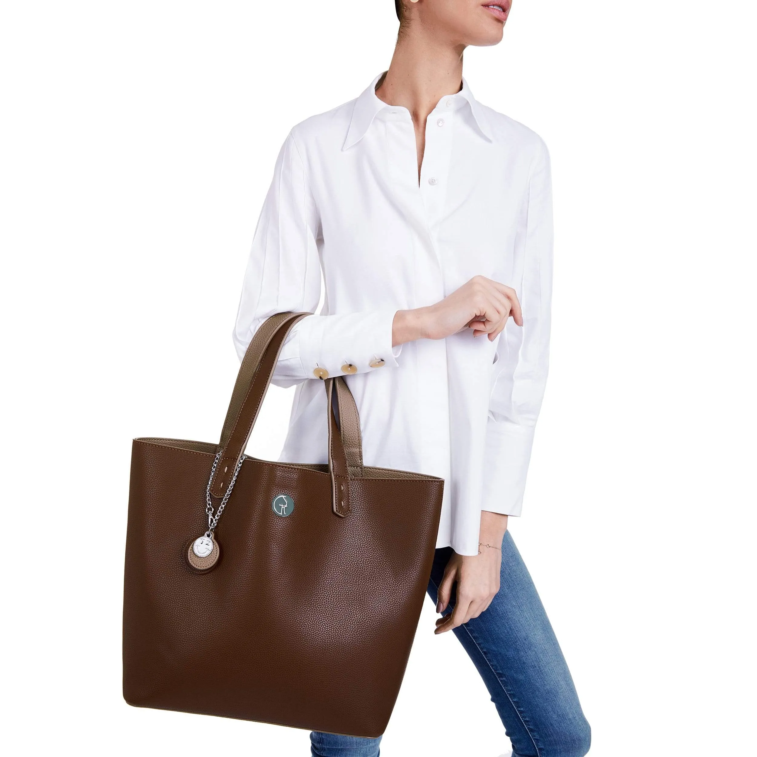 3 Vegan Leather Bags in 1 | Brown & Beige