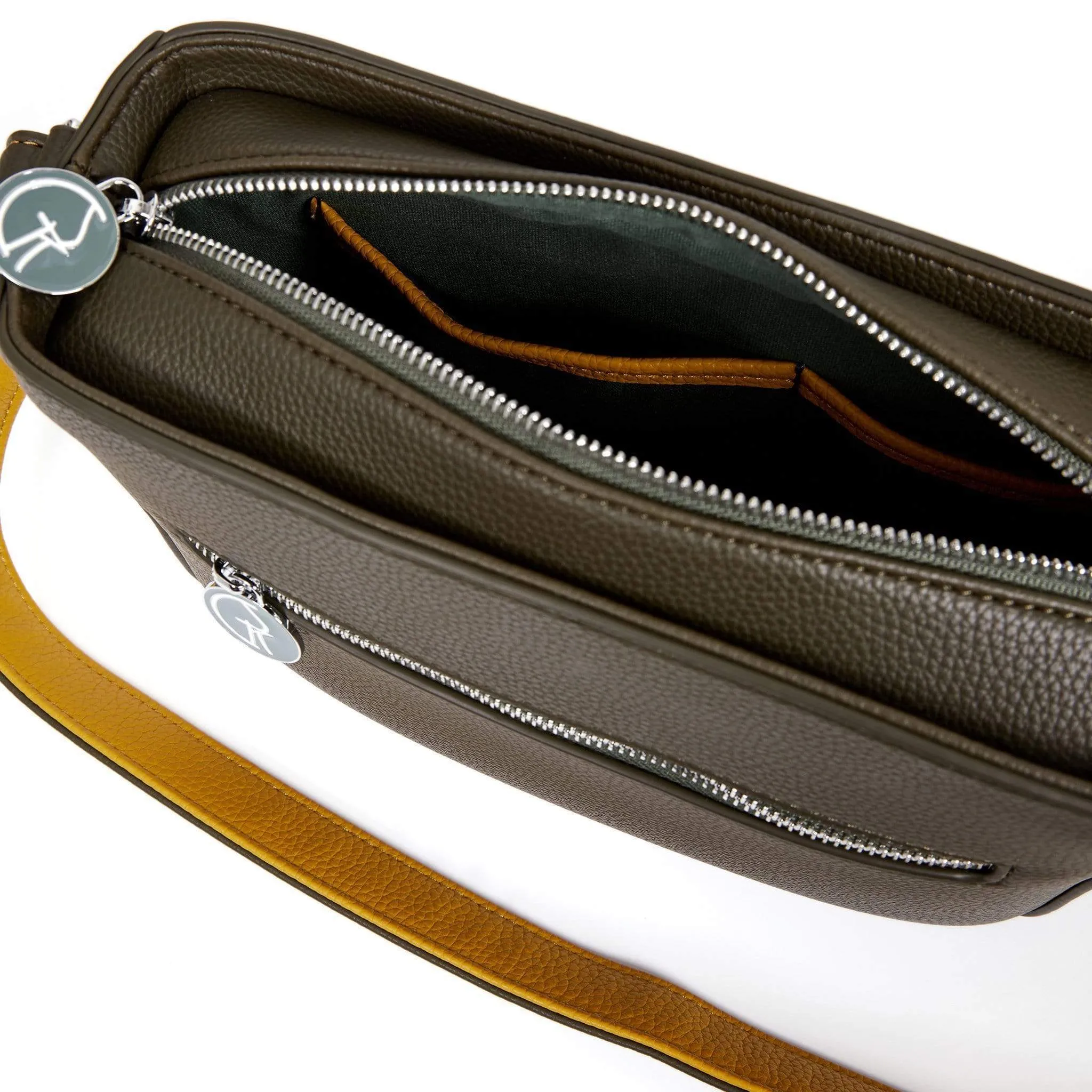 3 Vegan Leather Bags in 1 | Green & Mustard