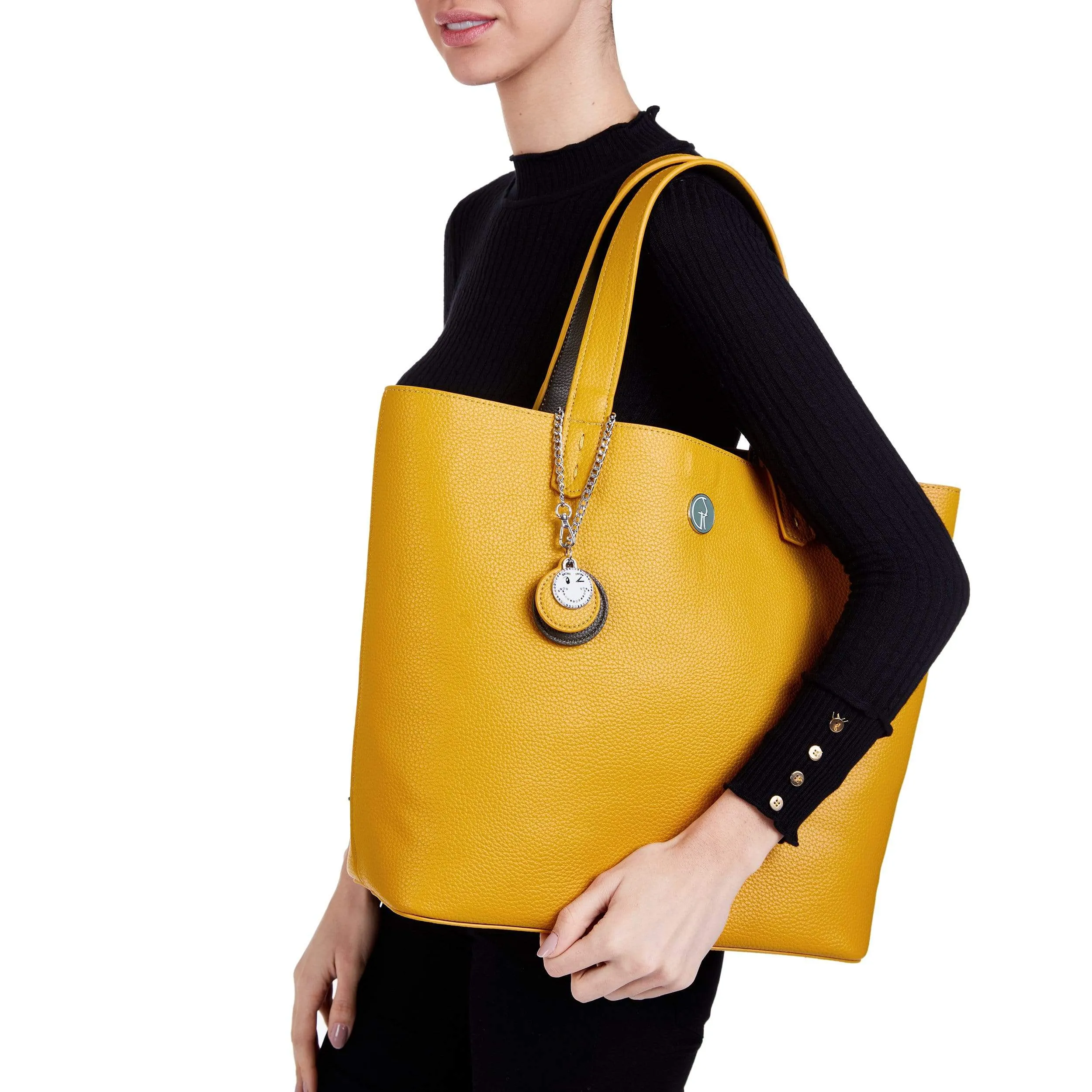 3 Vegan Leather Bags in 1 | Green & Mustard