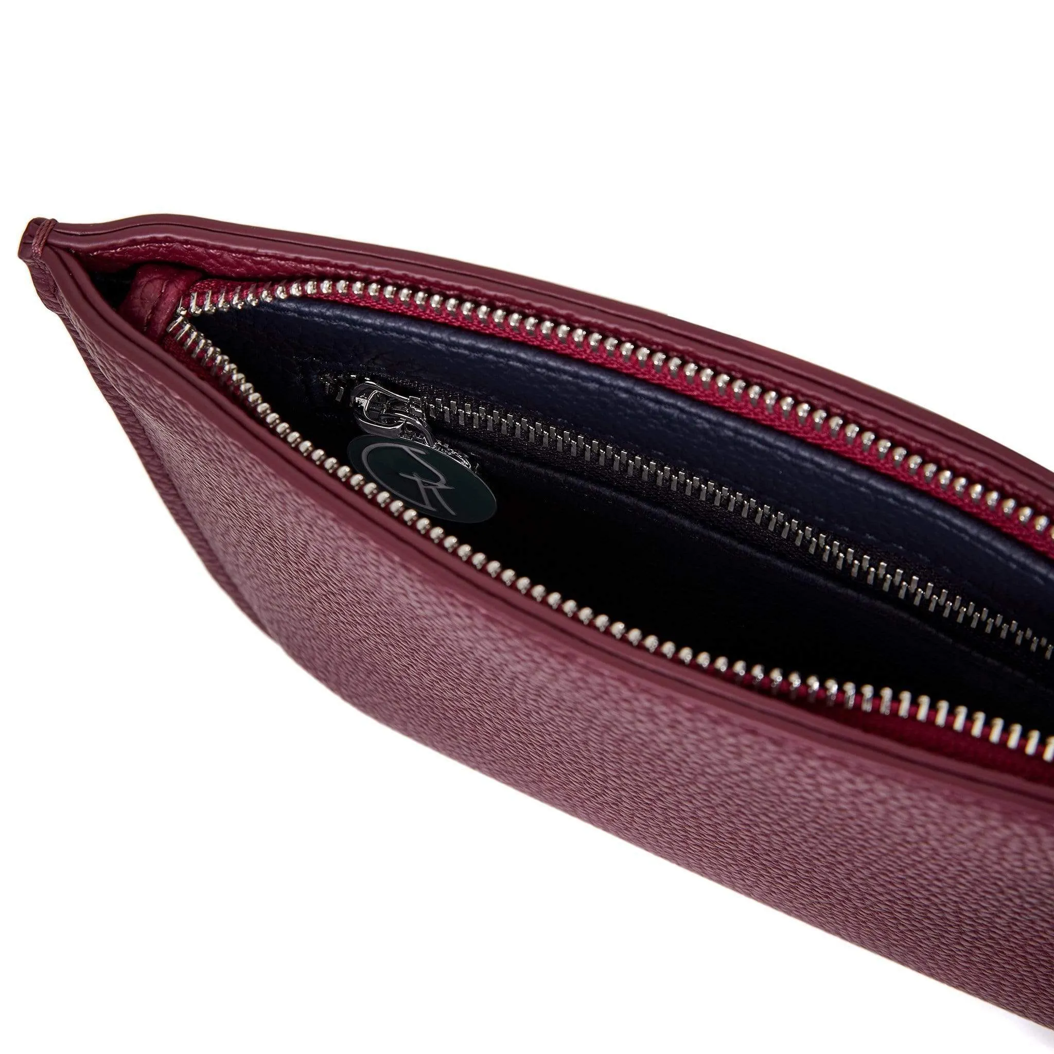 3 Vegan Leather Bags in 1 | Navy & Burgundy