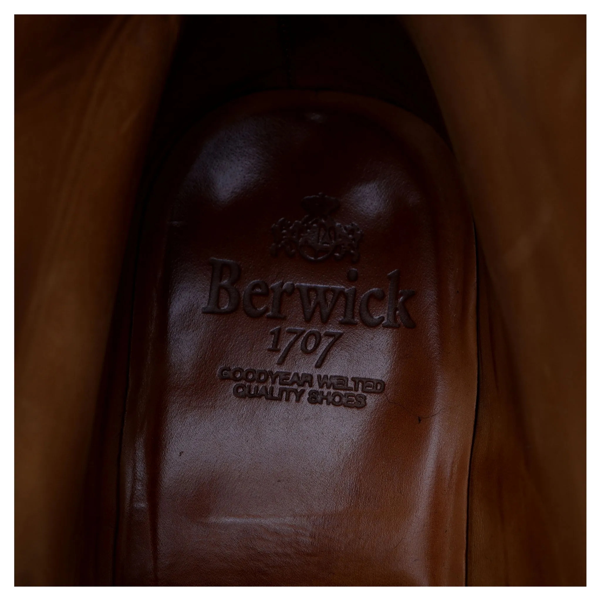 '321' Black Grain Leather Boots UK 10