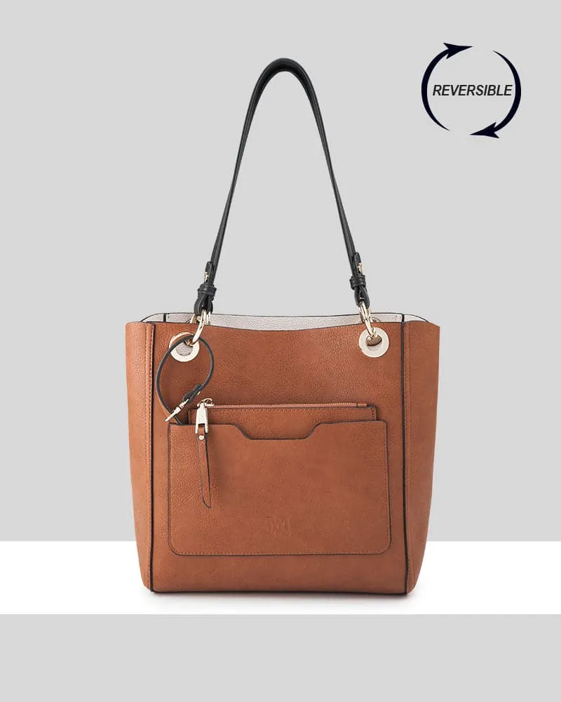 4 in 1 Reversible Tote, Crossbody Bag & Zip Purse