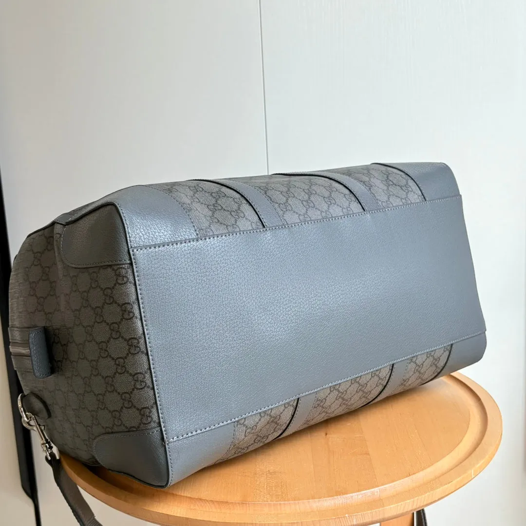 5 Color - Monogram Canvas Duffel Bag with Stripe