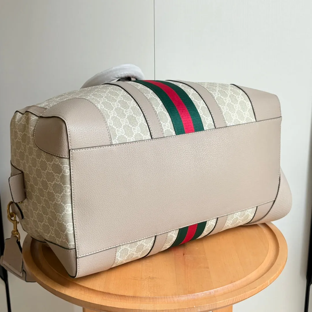 5 Color - Monogram Canvas Duffel Bag with Stripe