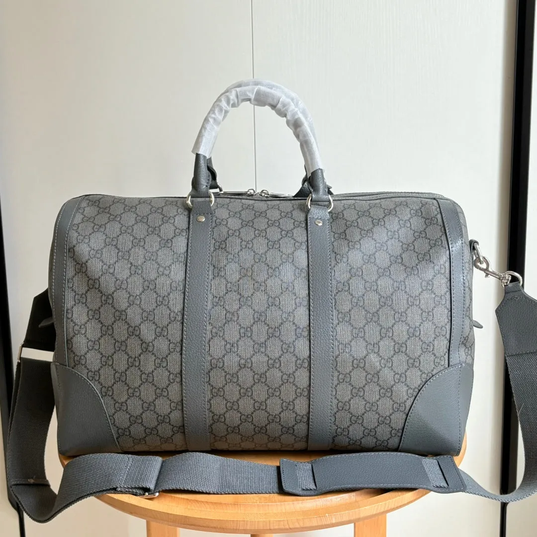 5 Color - Monogram Canvas Duffel Bag with Stripe