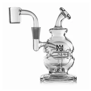 5" Mj Arsenal Royale Mini Dab Rig - Gold or Clear - (1 Count)