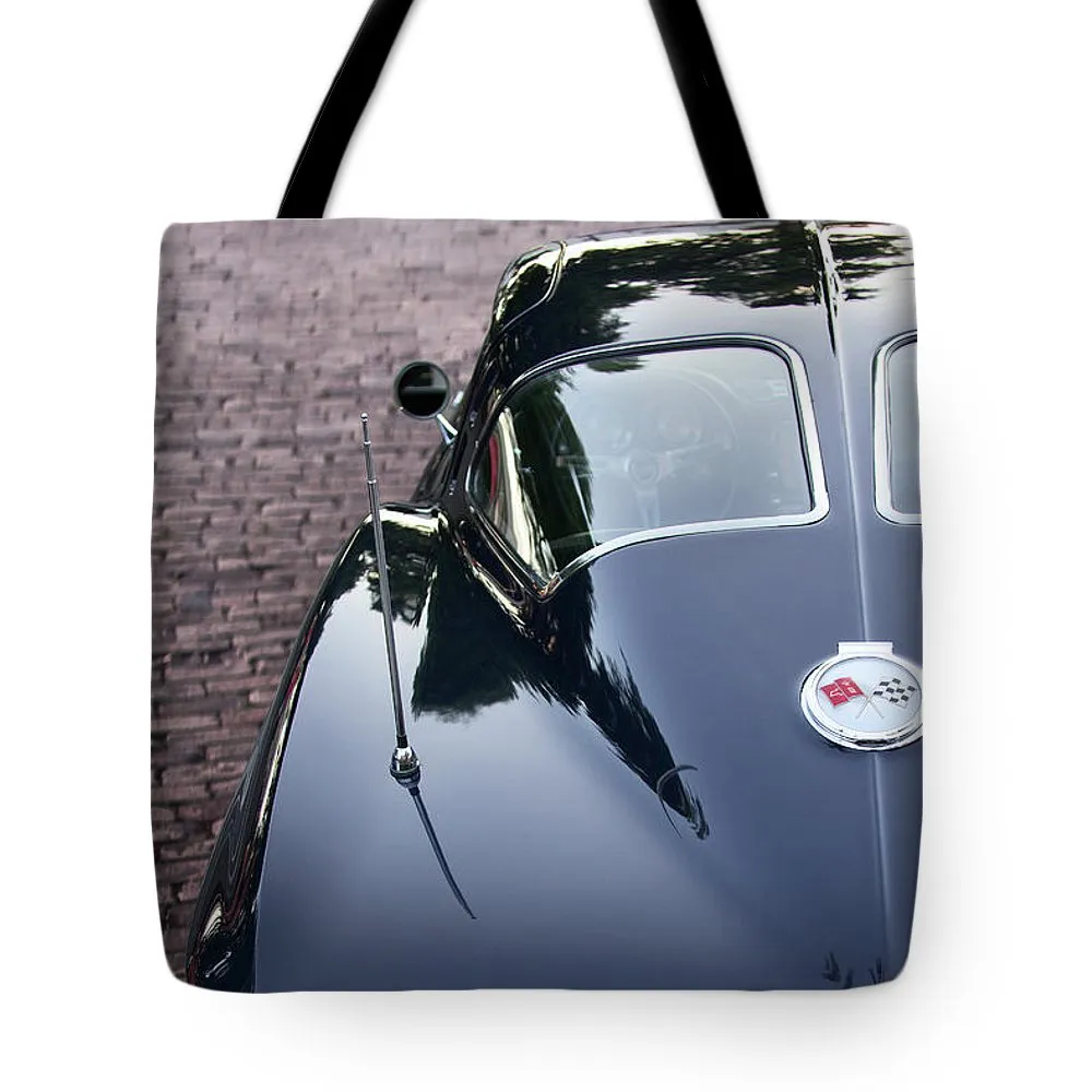63 Split Window Corvette Tote Bag