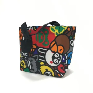 A Bathing Ape Bape Baby Milo Safari Bento Lunch Tote Bag