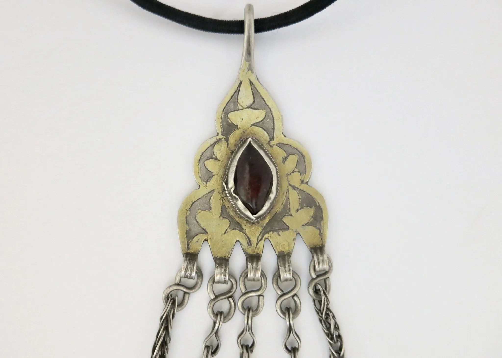 A collectible extra-extra large stunning Turkmen pendant