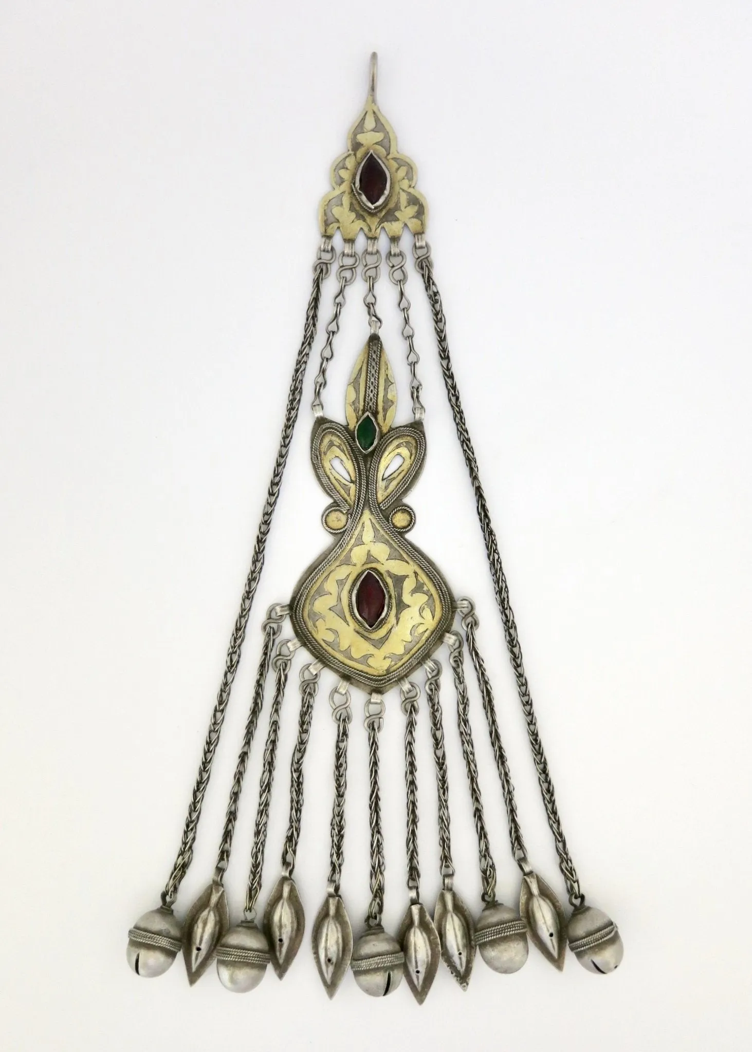 A collectible extra-extra large stunning Turkmen pendant