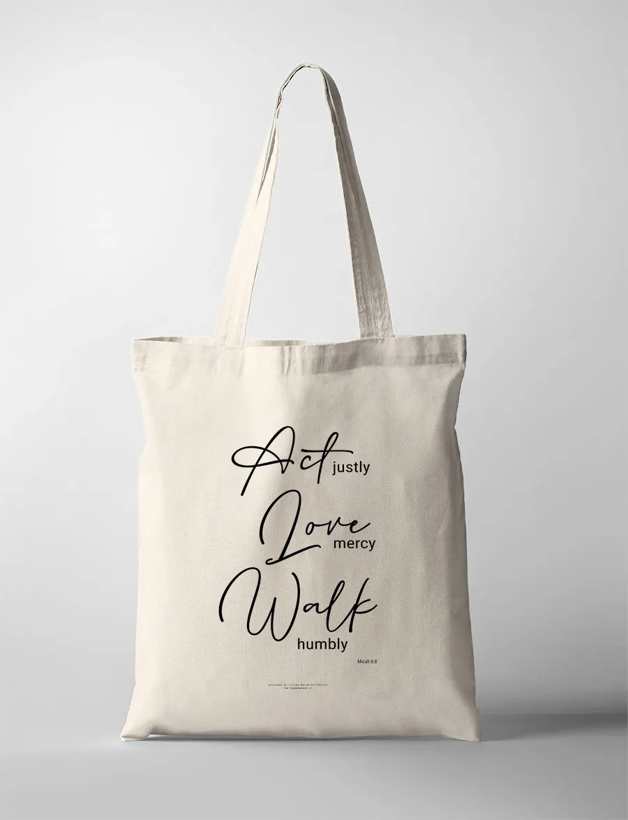 Act Love Walk {Tote Bag}