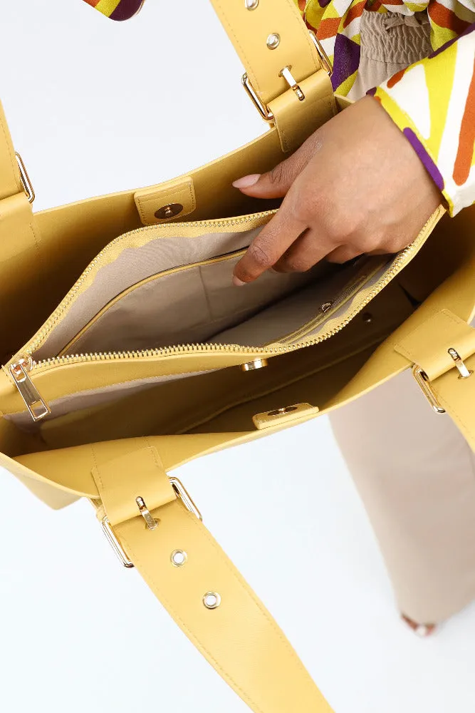Adjustable Strap Pebble Leather Satchel