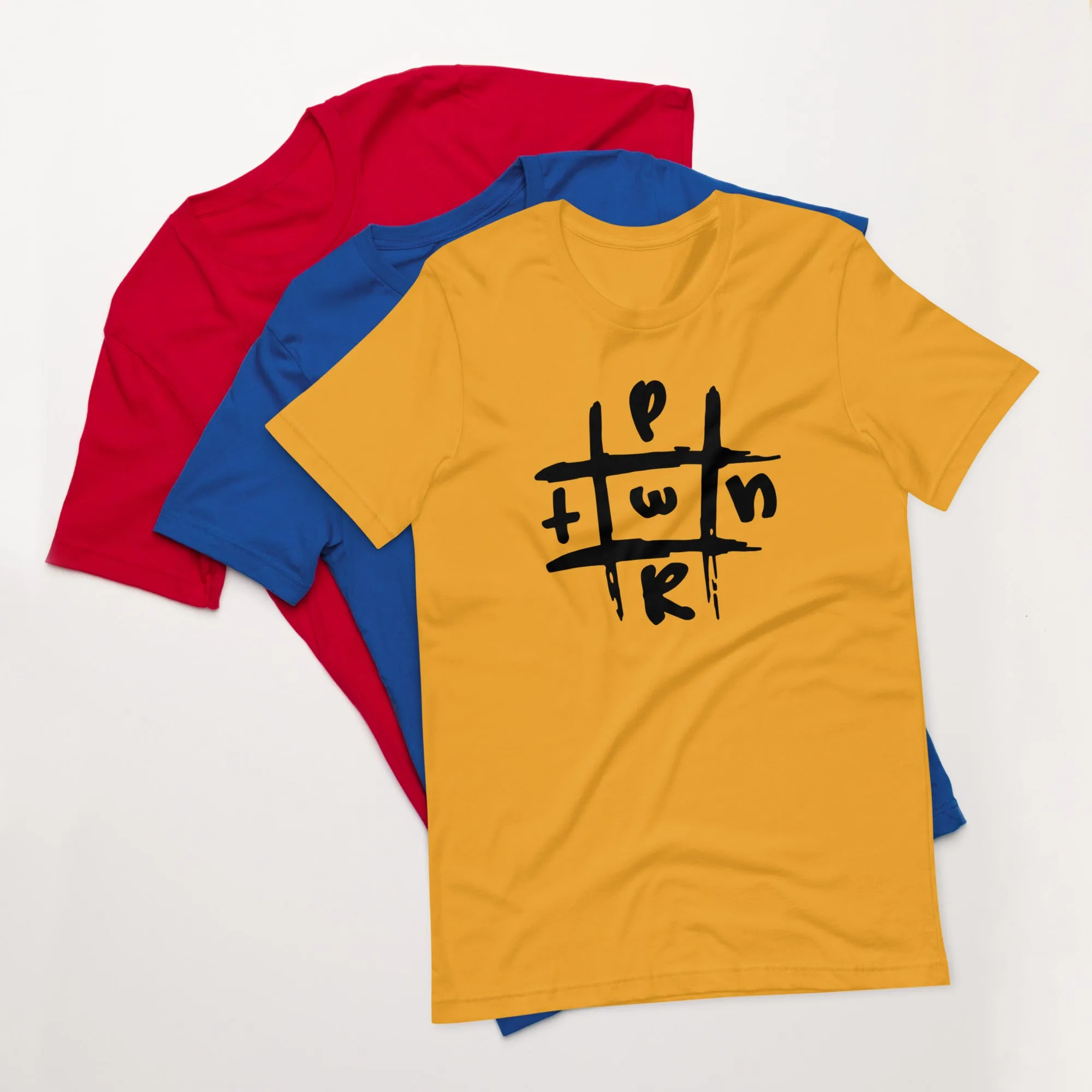 Adult Unisex  TIK TAC TOE shirt