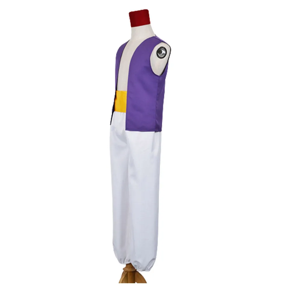Aladdin  Prince Ali Kids Children  Cosplay Costume Outfits Halloween Carnival Party Suit
