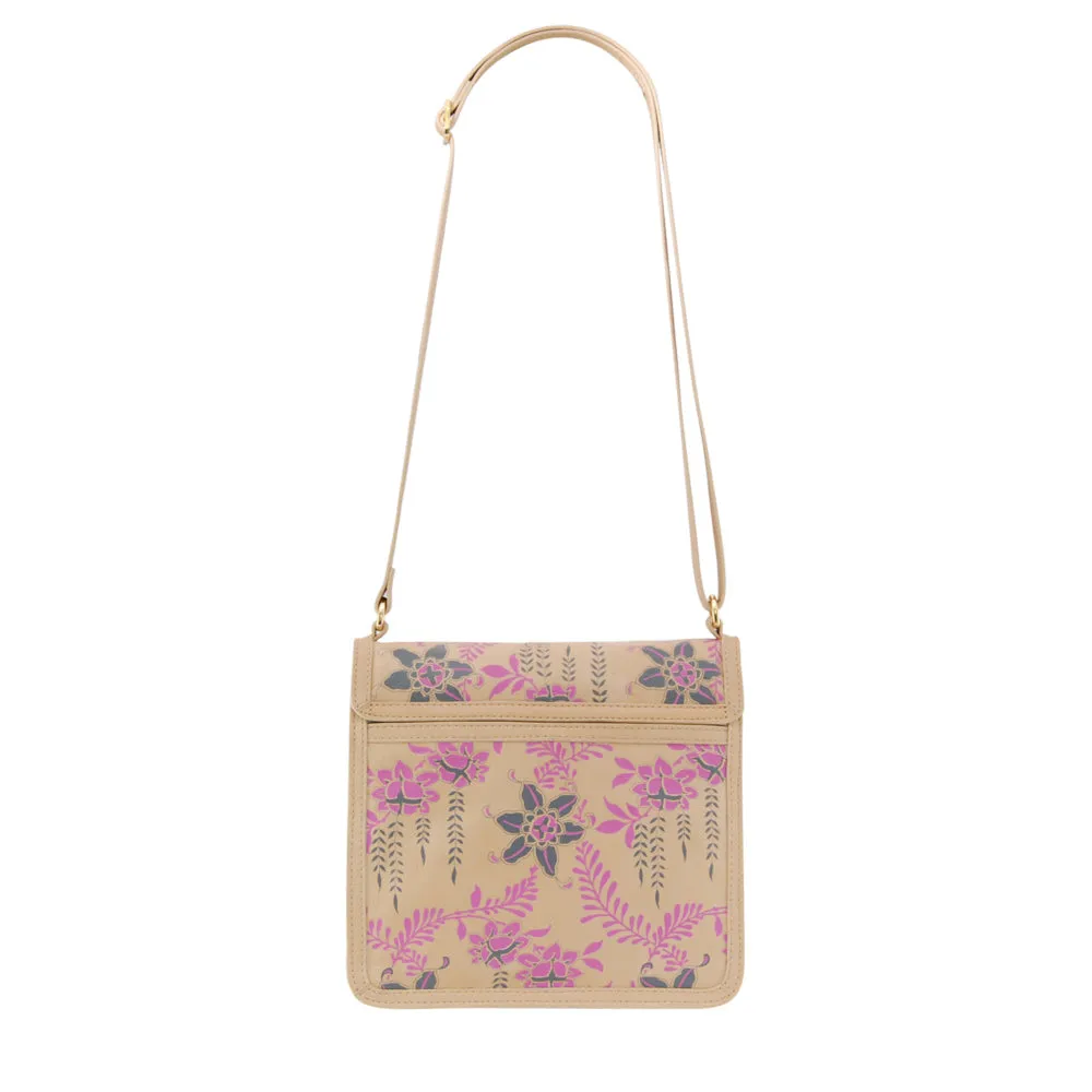 ALBA Printed Leather Satchel
