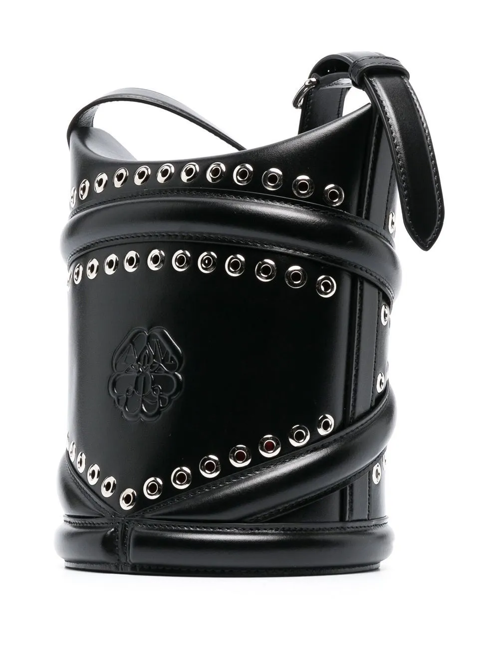 Alexander McQueen The Curve Studded Crossbody Bag