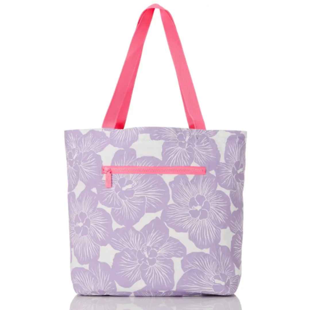 Aloha Reversible Tote Purau by Hinatea Boosie in Lilac/Navy