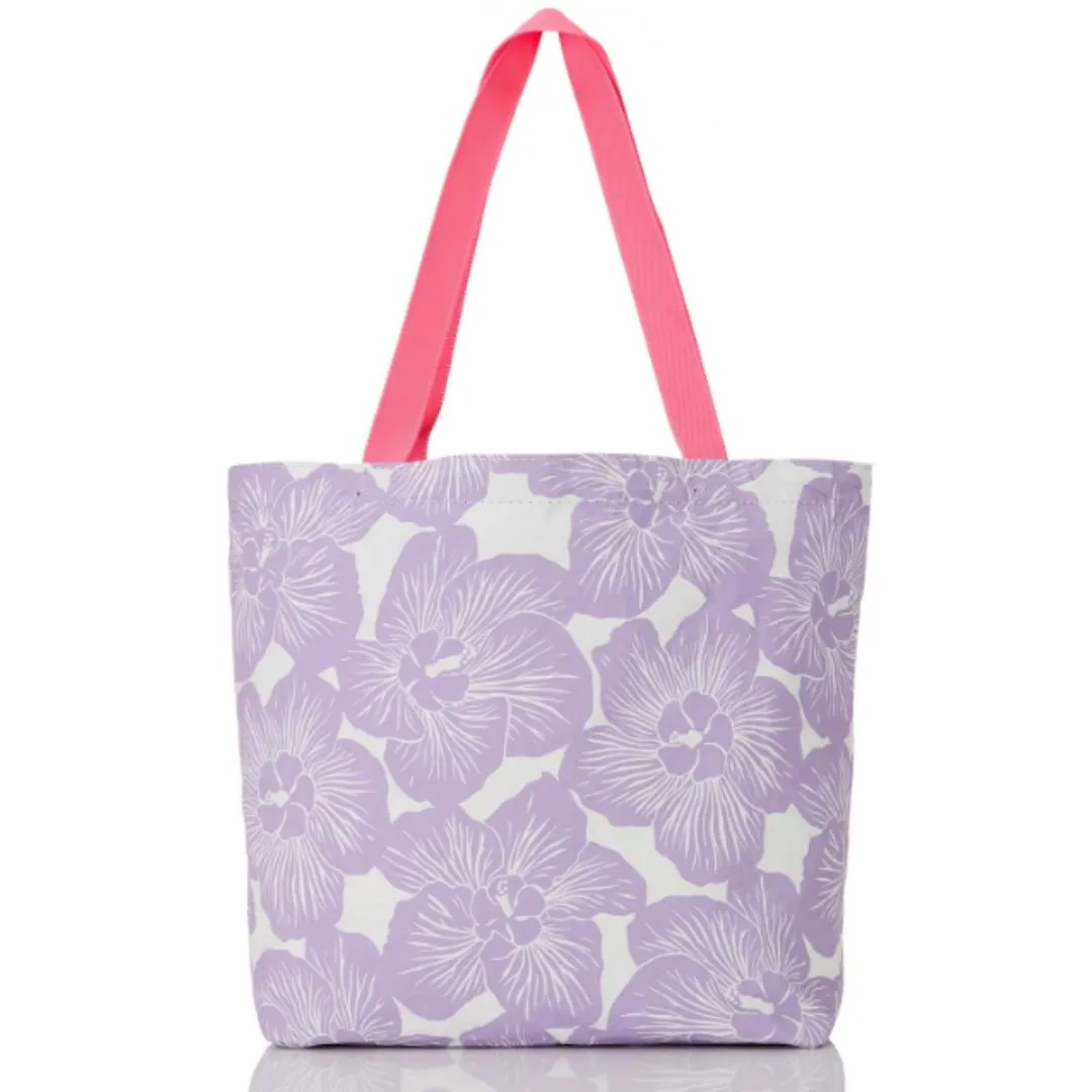 Aloha Reversible Tote Purau by Hinatea Boosie in Lilac/Navy