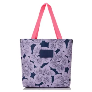 Aloha Reversible Tote Purau by Hinatea Boosie in Lilac/Navy