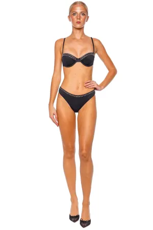 Amande Studded Balconette Bikini Top