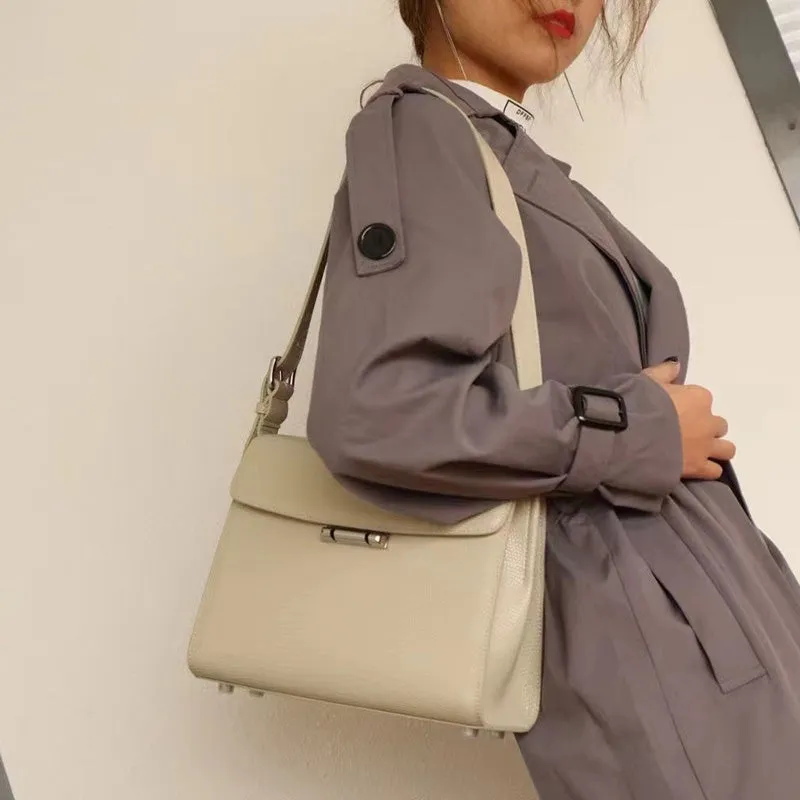 Amira Lizard Pattern Satchel