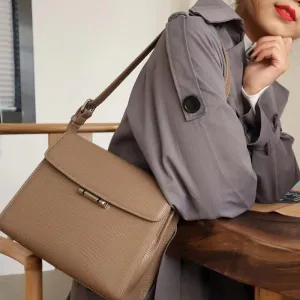 Amira Lizard Pattern Satchel