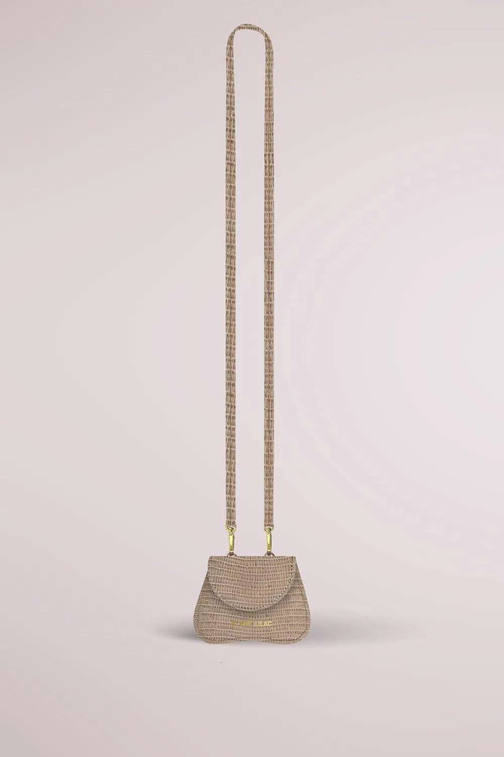 AMORSITO MINI BAG LIZARD ECRU SP