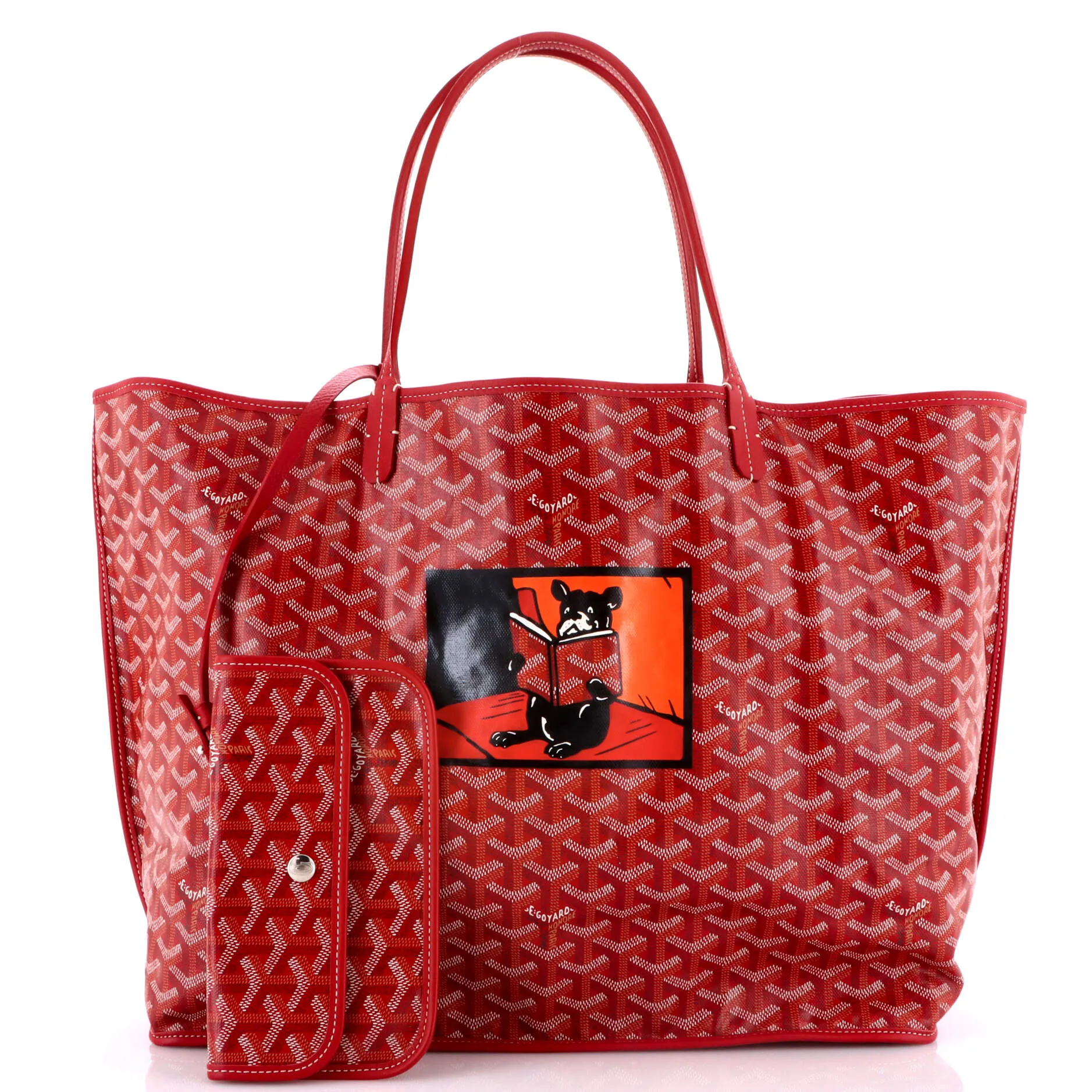 Anjou Reversible Tote Coated Canvas GM