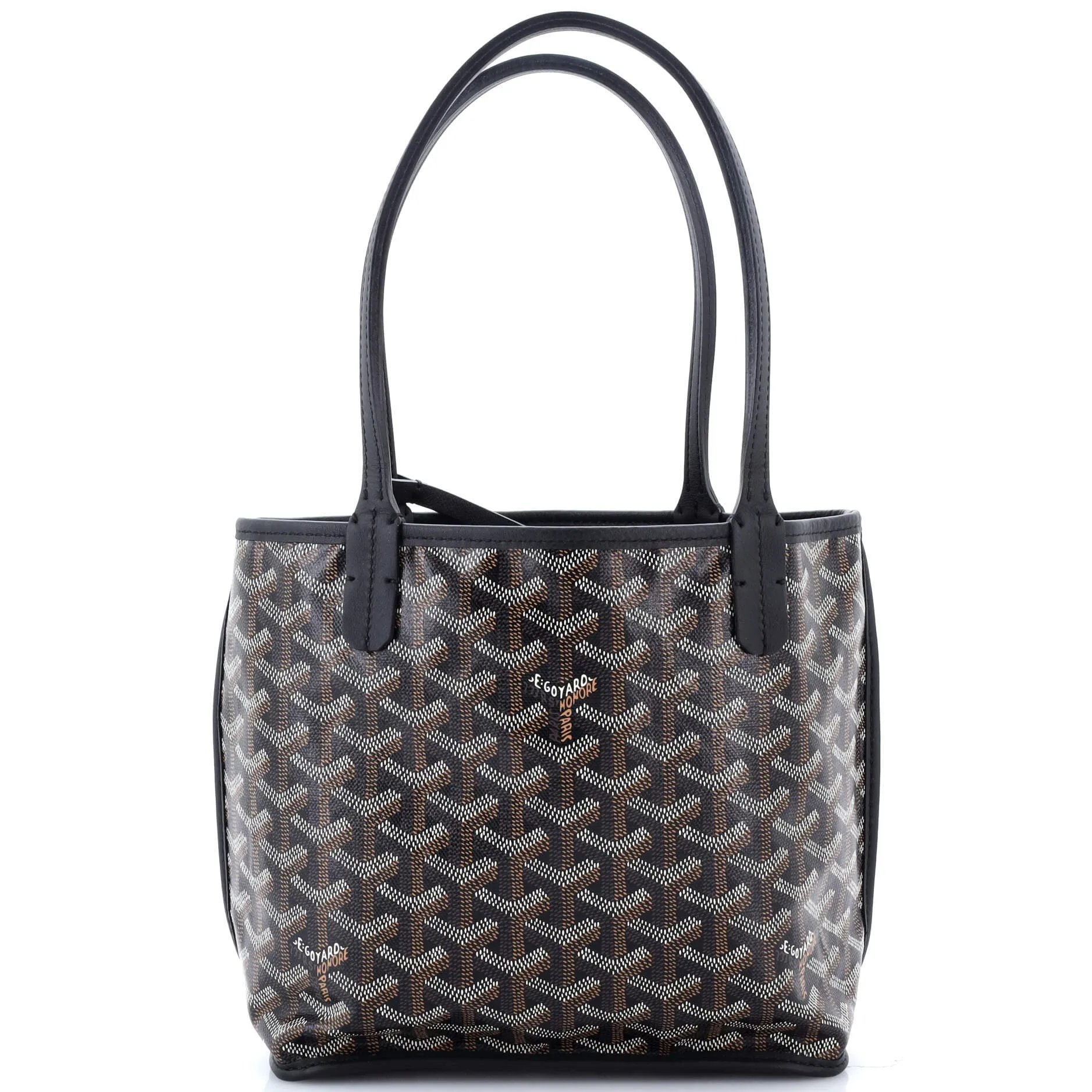 Anjou Reversible Tote Coated Canvas Mini