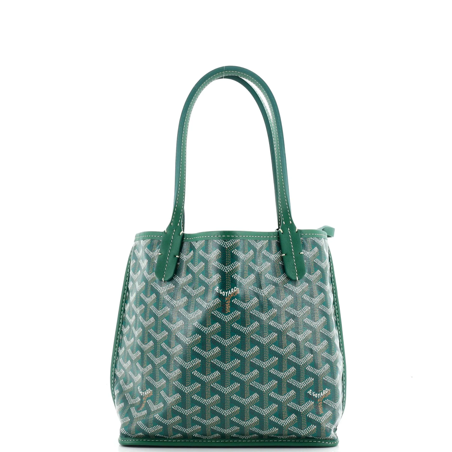 Anjou Reversible Tote Coated Canvas Mini
