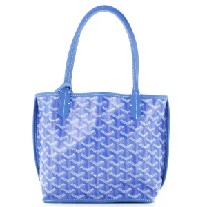 Anjou Reversible Tote Coated Canvas Mini