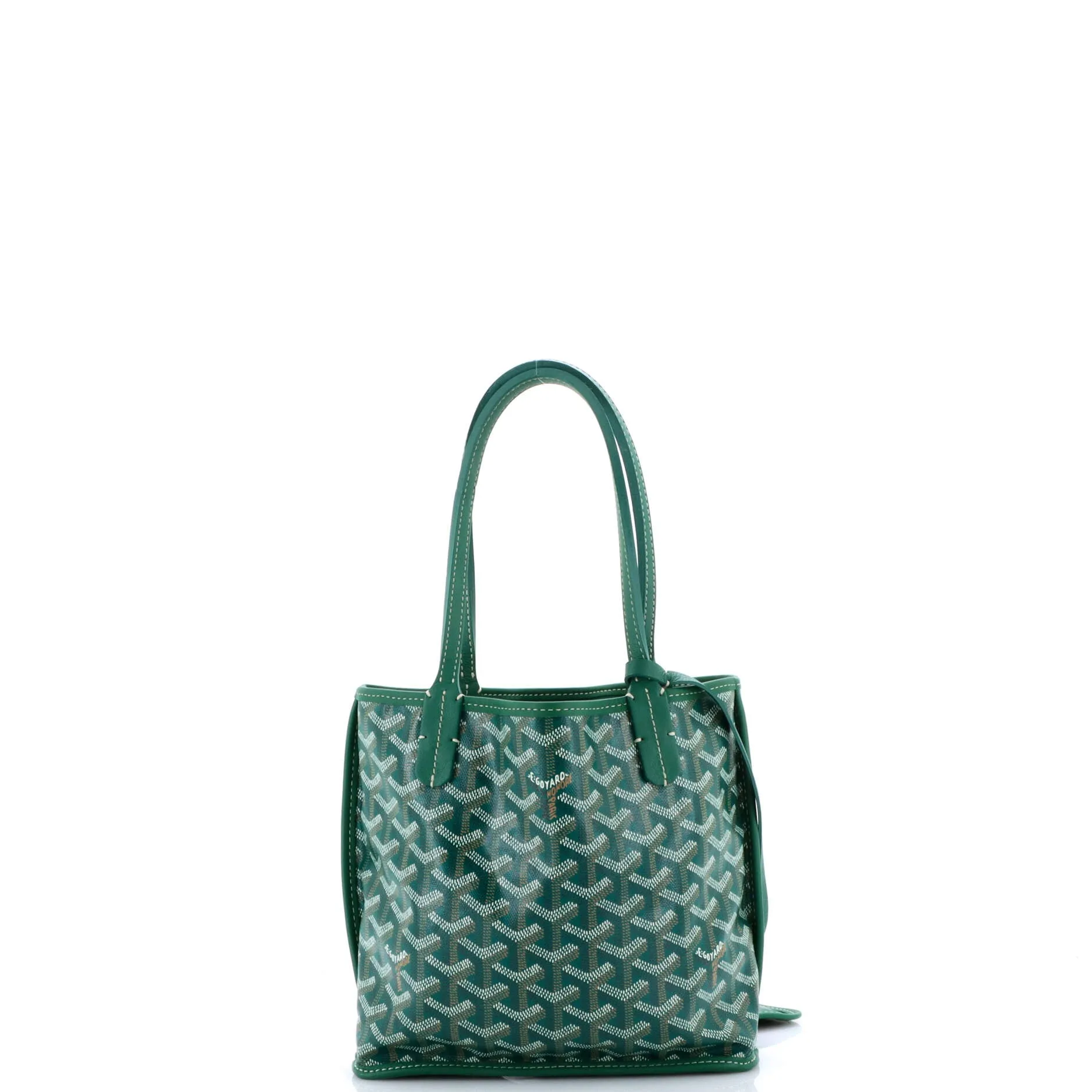 Anjou Reversible Tote Coated Canvas Mini