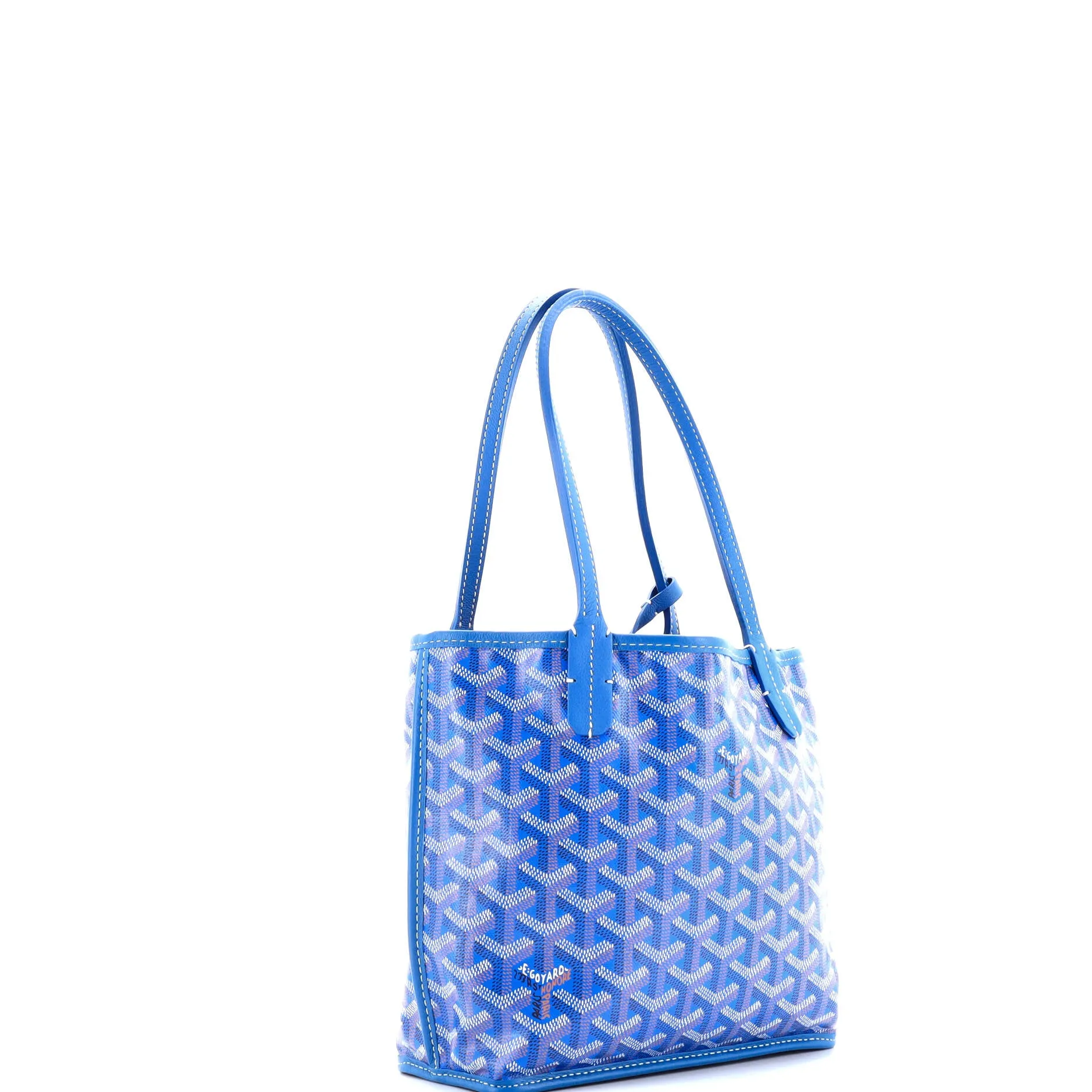 Anjou Reversible Tote Coated Canvas Mini
