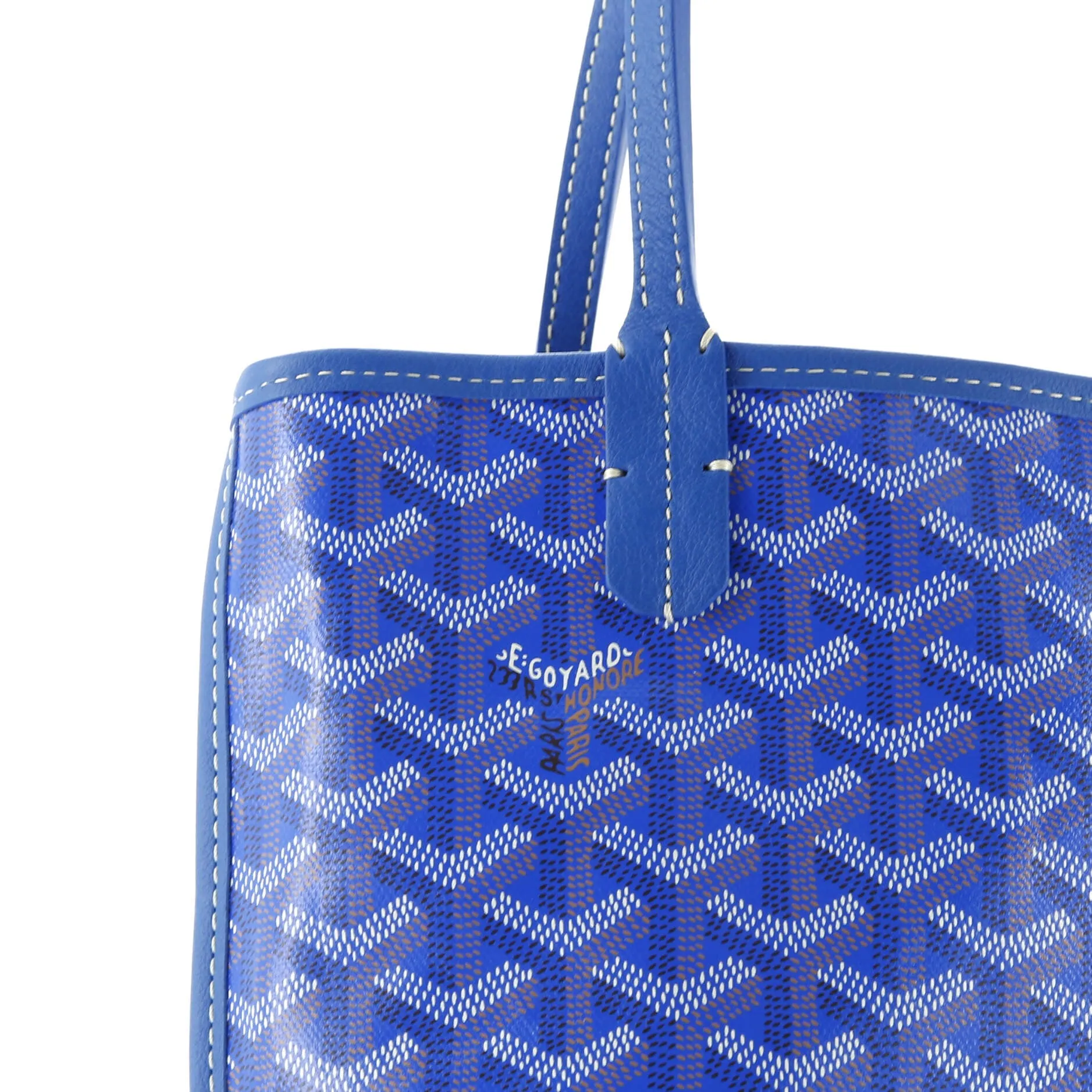Anjou Reversible Tote Coated Canvas Mini