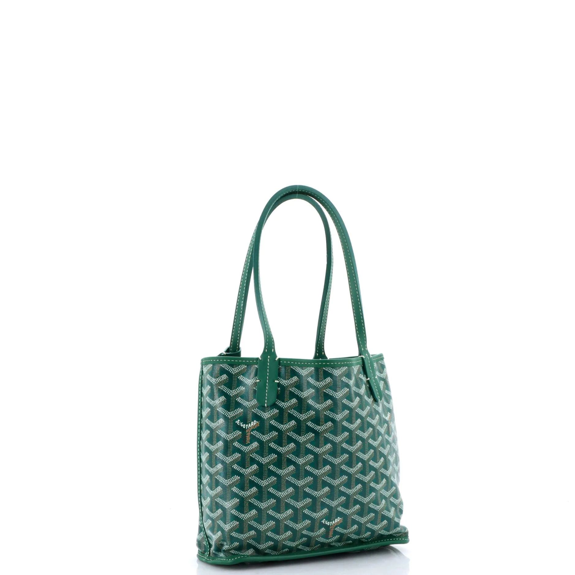 Anjou Reversible Tote Coated Canvas Mini