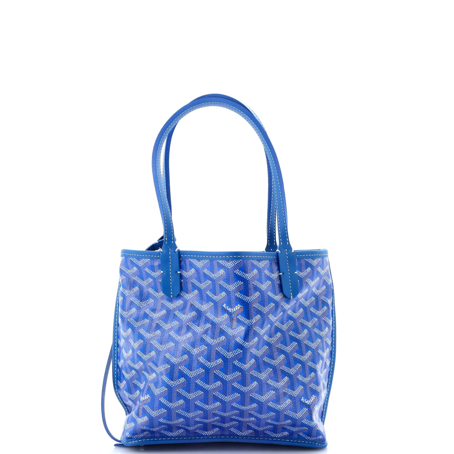 Anjou Reversible Tote Coated Canvas Mini