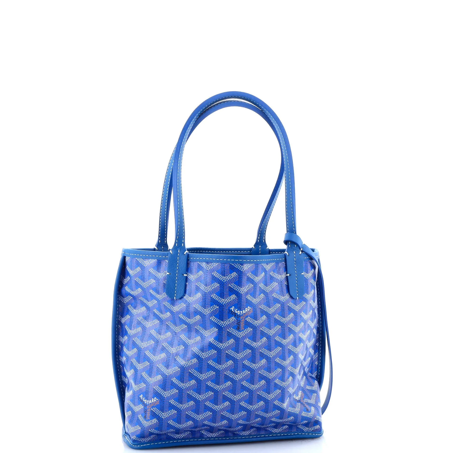 Anjou Reversible Tote Coated Canvas Mini