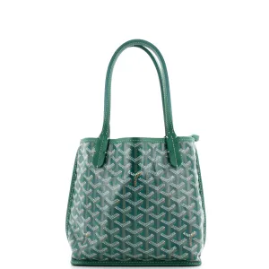 Anjou Reversible Tote Coated Canvas Mini