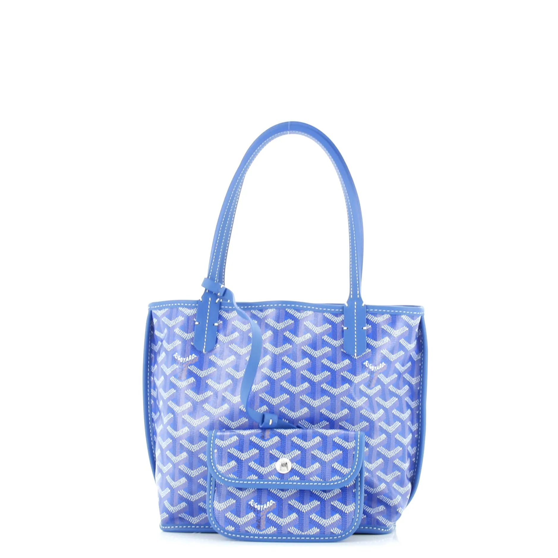 Anjou Reversible Tote Coated Canvas Mini