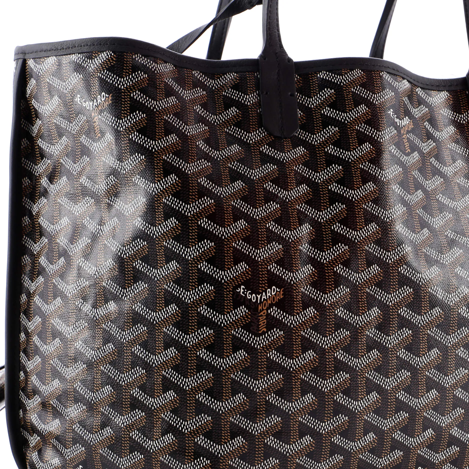 Anjou Reversible Tote Coated Canvas PM