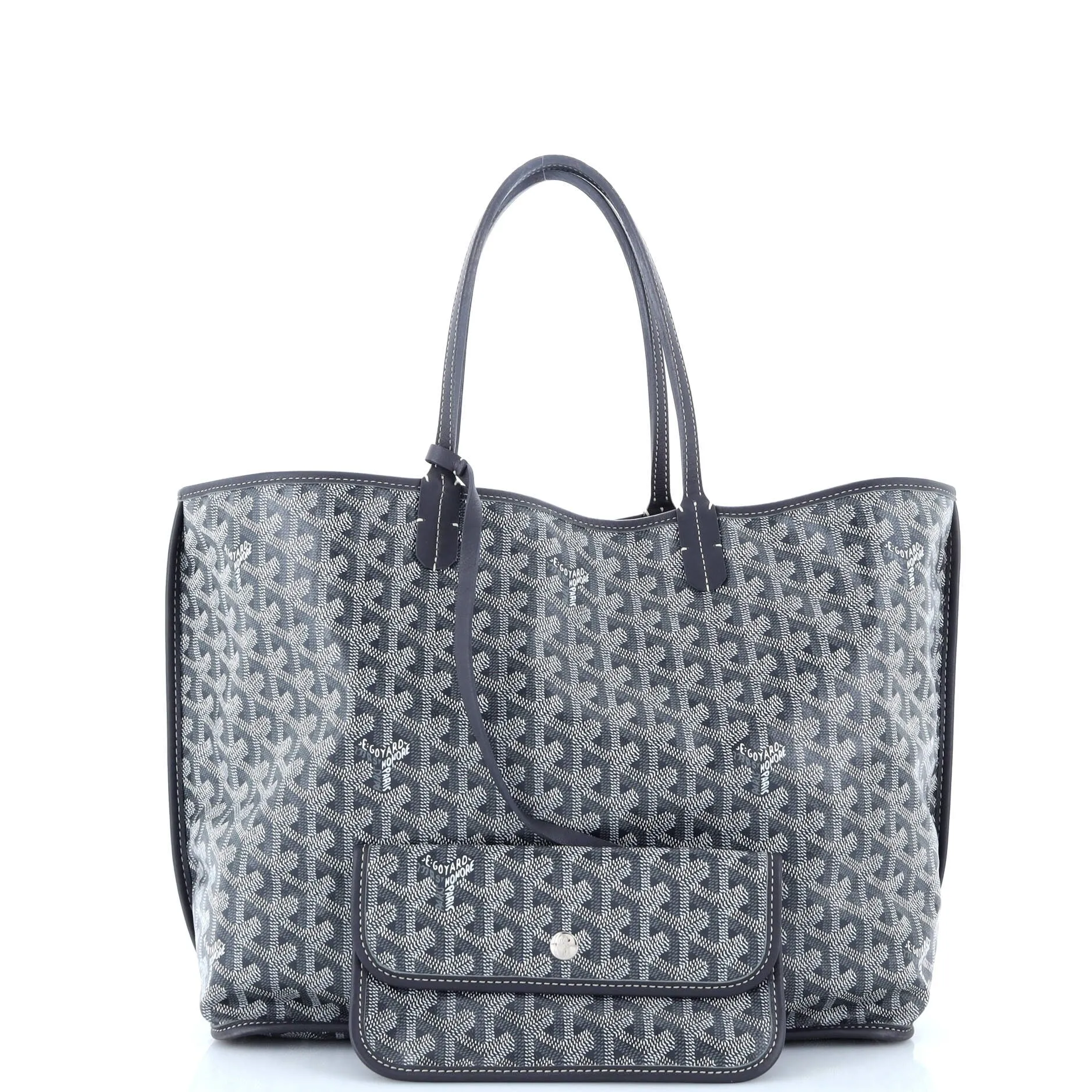 Anjou Reversible Tote Coated Canvas PM