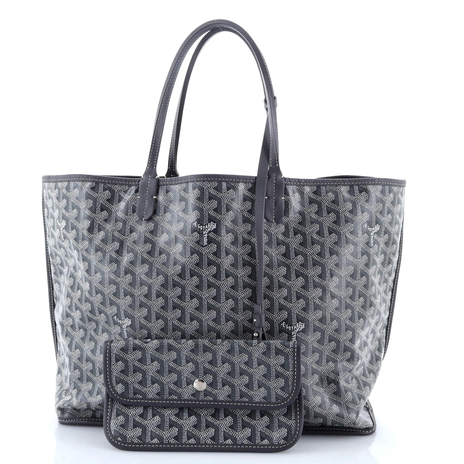 Anjou Reversible Tote Coated Canvas PM