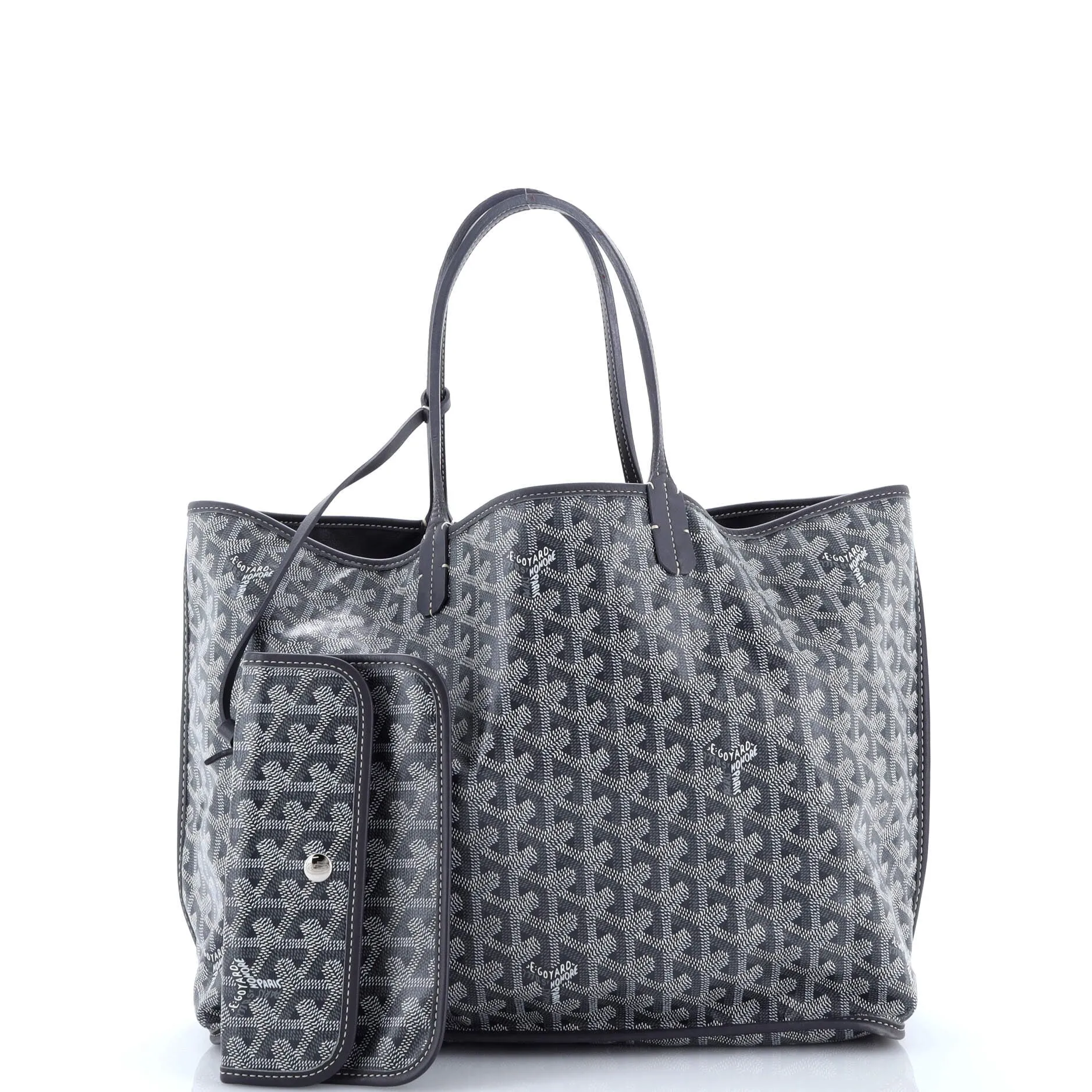 Anjou Reversible Tote Coated Canvas PM