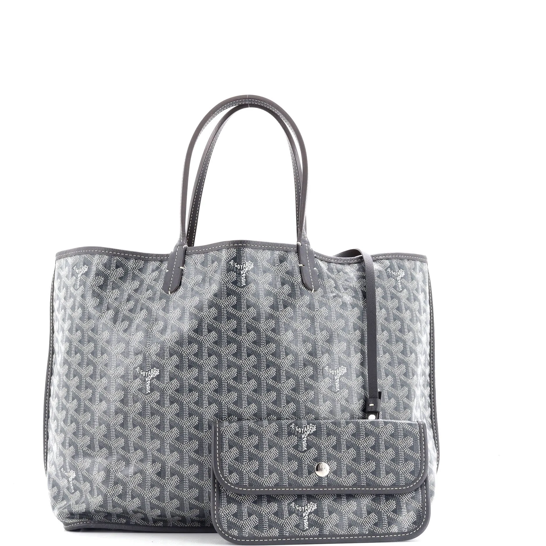 Anjou Reversible Tote Coated Canvas PM
