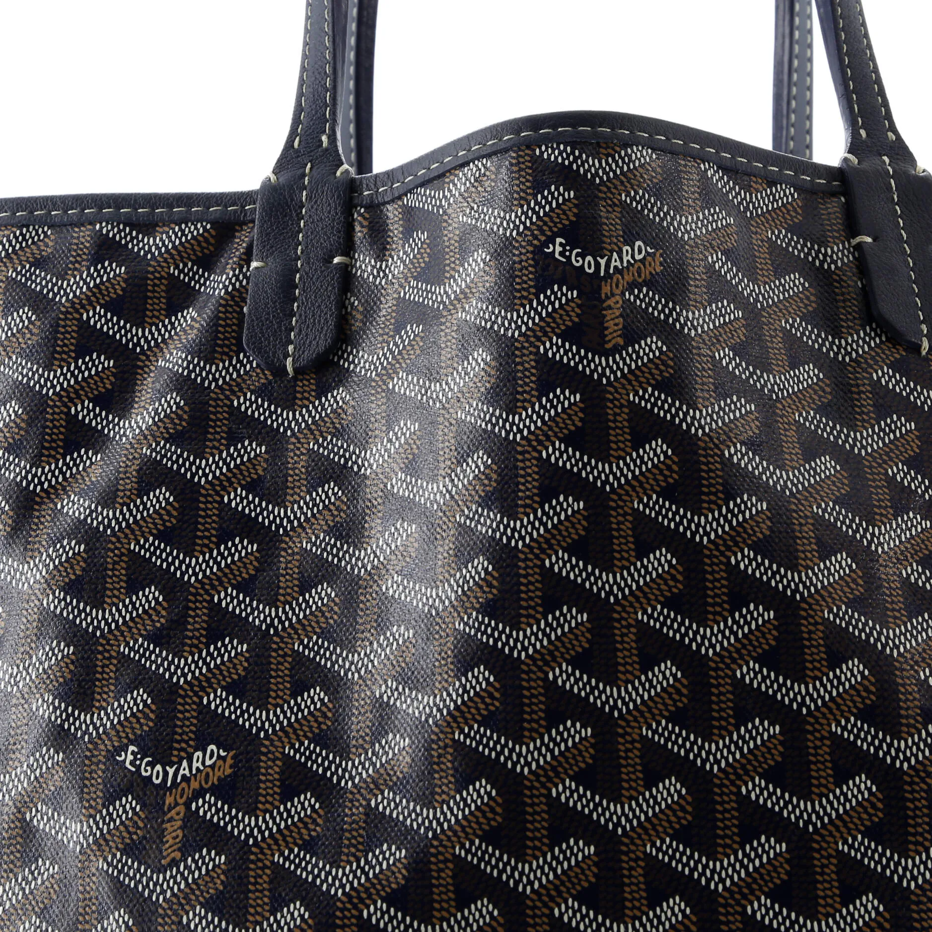 Anjou Reversible Tote Coated Canvas PM